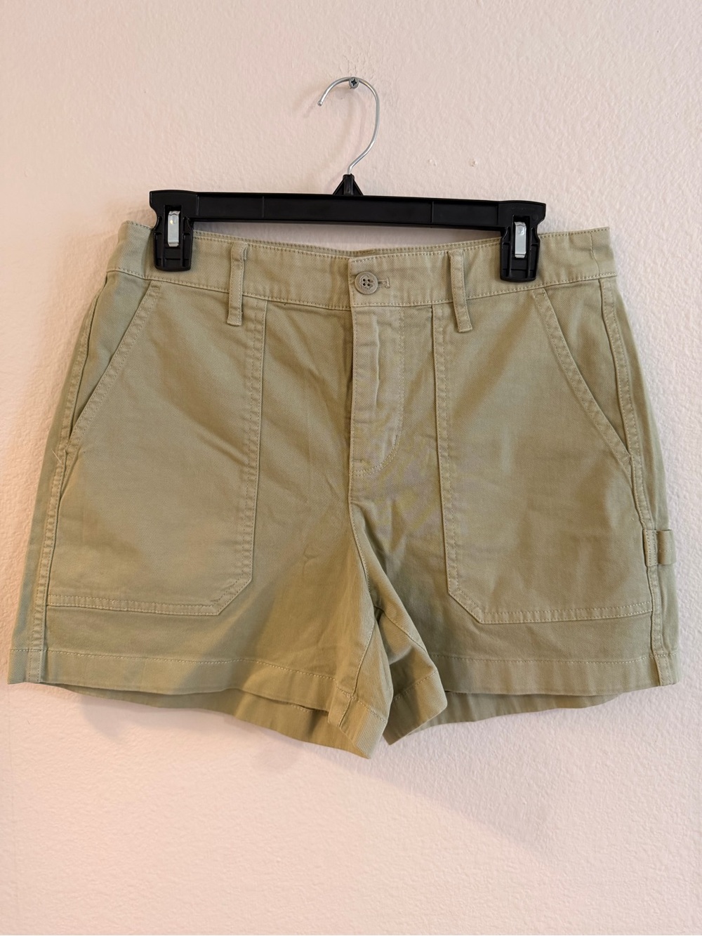 J. Crew Olive Green Utility Shorts, Size 6